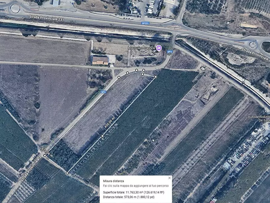 Immagine 6 di Terreno agricolo in vendita  in Strada Provinciale 3 a Canosa Di Puglia