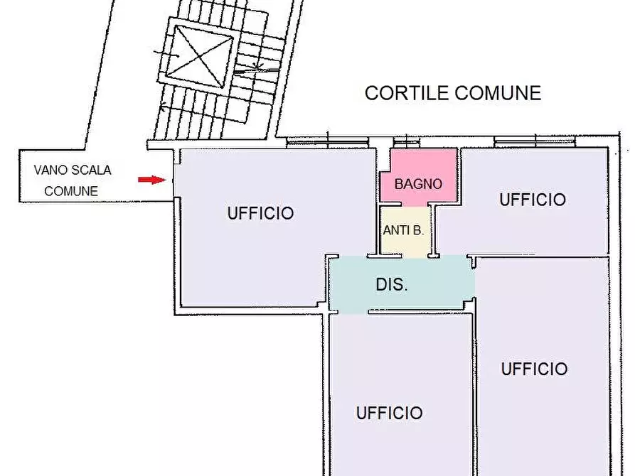 Immagine 4 di Ufficio in vendita  in Via Branca a Legnano