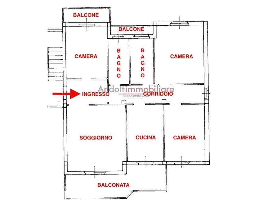 Immagine 21 di Appartamento in vendita  in Via Australia a Gaeta