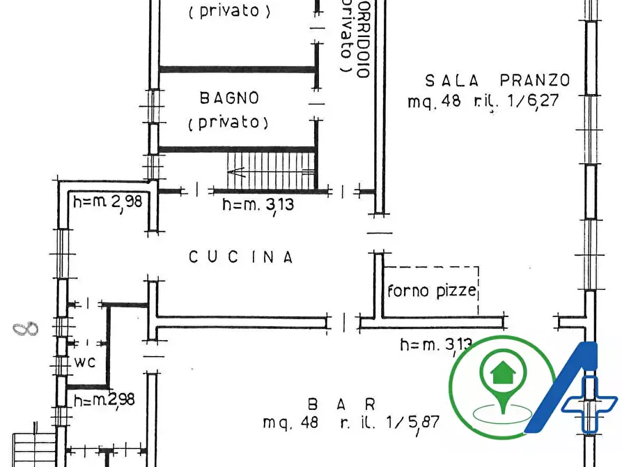 Immagine 4 di Locale commerciale in vendita  in strada Marengo a Goito