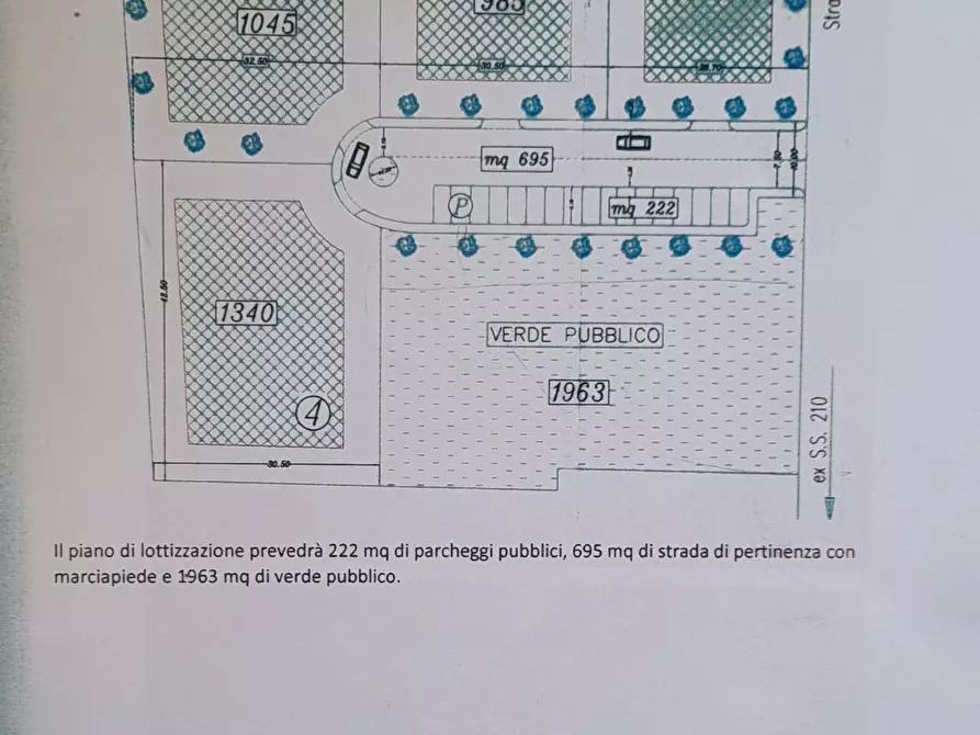 Immagine 2 di Terreno residenziale in vendita  a Montegiorgio