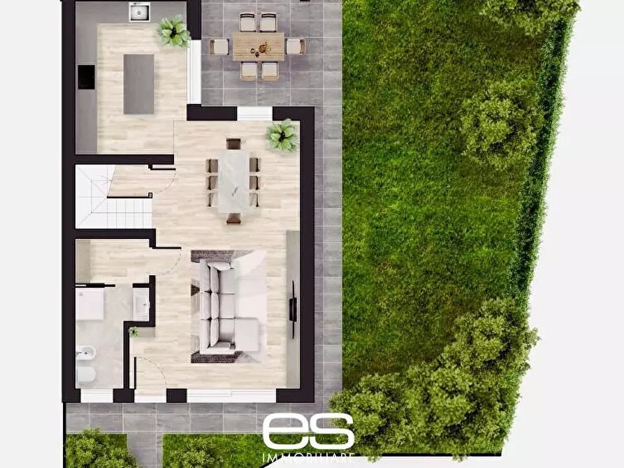 Immagine 15 di Villa in vendita  in Via Vittorio Veneto a Veduggio Con Colzano