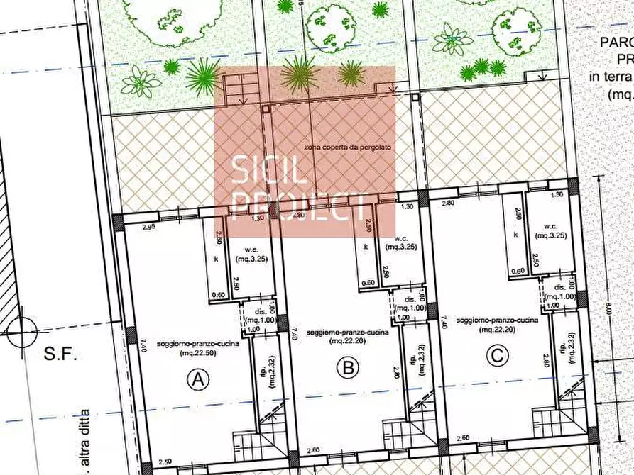 Immagine 7 di Villetta a schiera in vendita  in via Timpone a San Vito Lo Capo