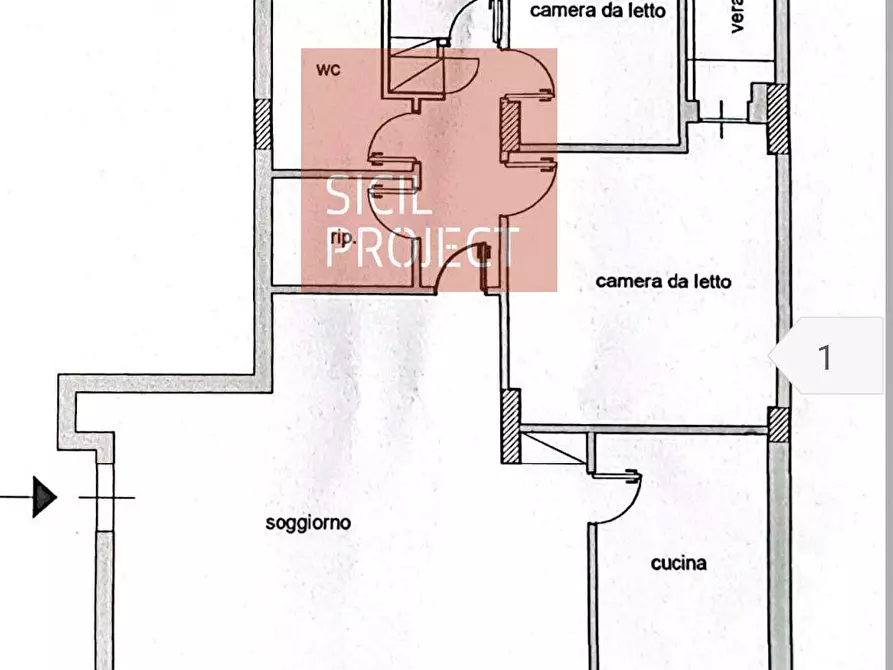 Immagine 3 di Appartamento in affitto  in via del Carroccio a Alcamo