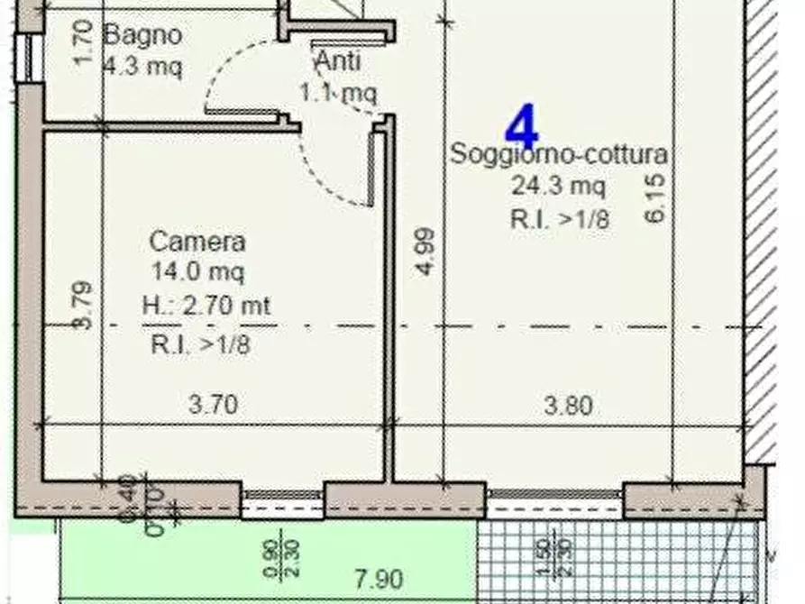 Immagine 7 di Appartamento in vendita  in VIA TRENTO a Villafranca Di Verona