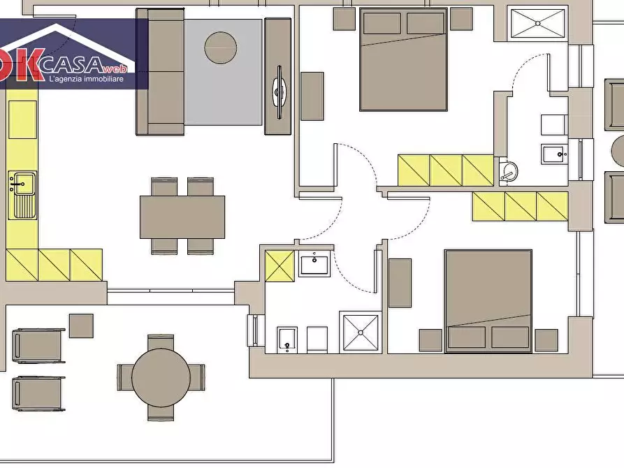 Immagine 6 di Appartamento in vendita  in VIA ABBA a Peschiera Del Garda