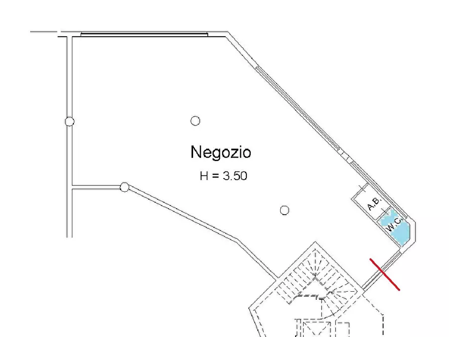 Immagine 14 di Locale commerciale in vendita  in Via Nazionale per Teramo a Giulianova