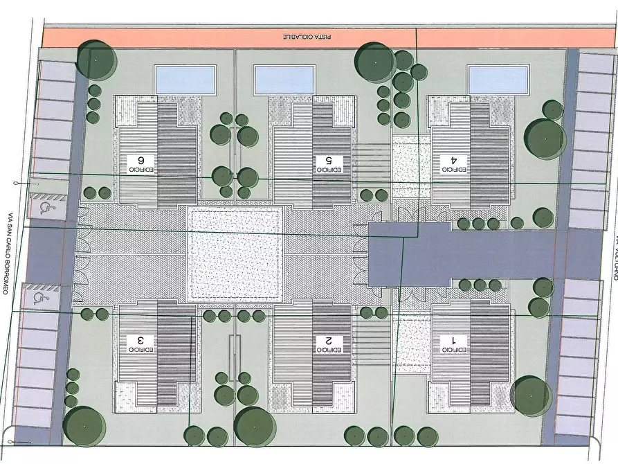 Immagine 14 di Terreno residenziale in vendita  in San Carlo Borromeo a Cassano Magnago
