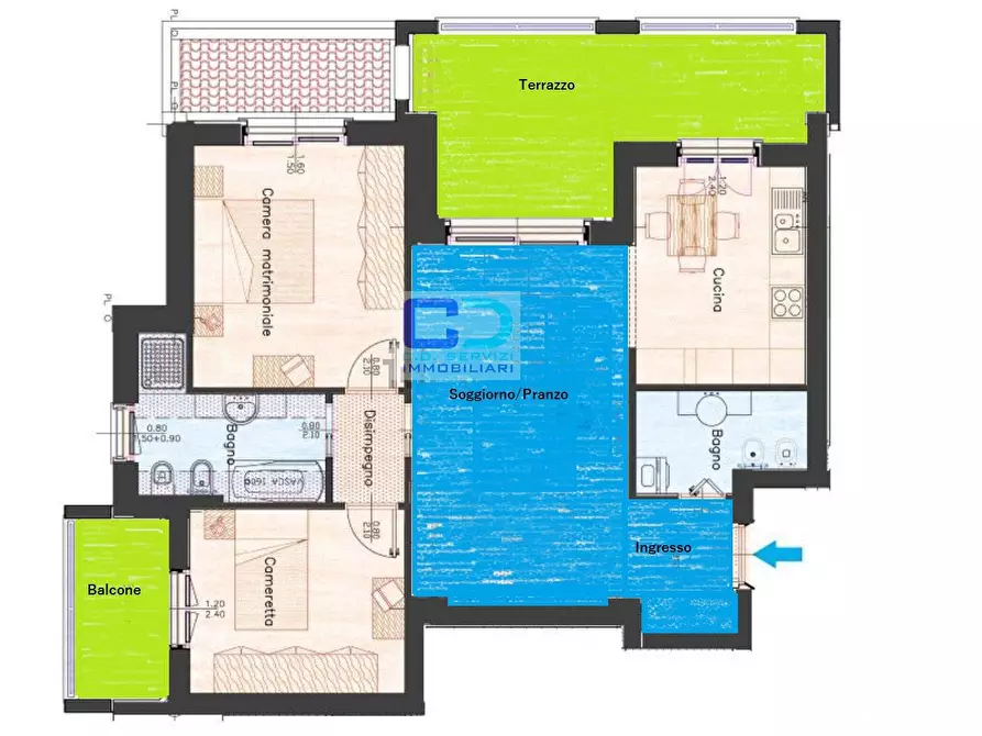 Immagine 26 di Appartamento in vendita  a Inzago