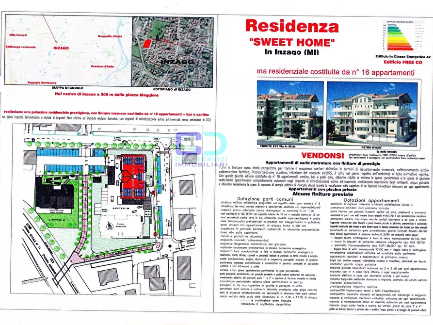 Immagine 9 di Appartamento in vendita  a Inzago