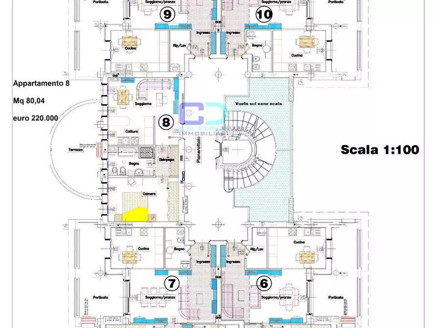 Immagine 5 di Appartamento in vendita  a Inzago