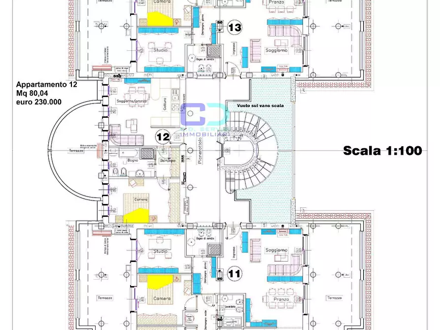 Immagine 5 di Appartamento in vendita  a Inzago