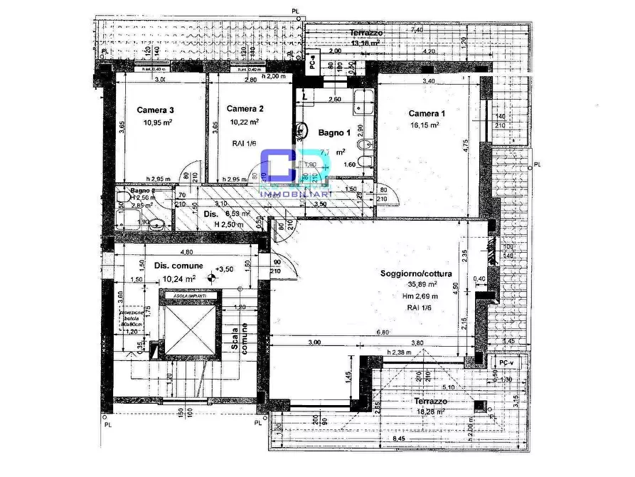 Immagine 22 di Appartamento in vendita  in rita levi montalcini a Cassano D'adda