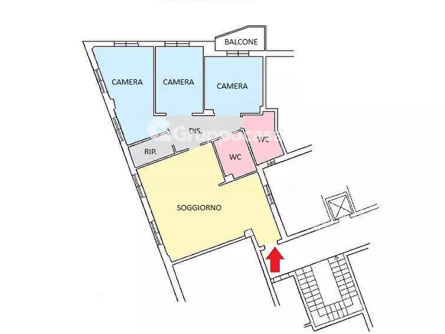 Immagine 28 di Appartamento in vendita  in Via IV Giugno a Magenta