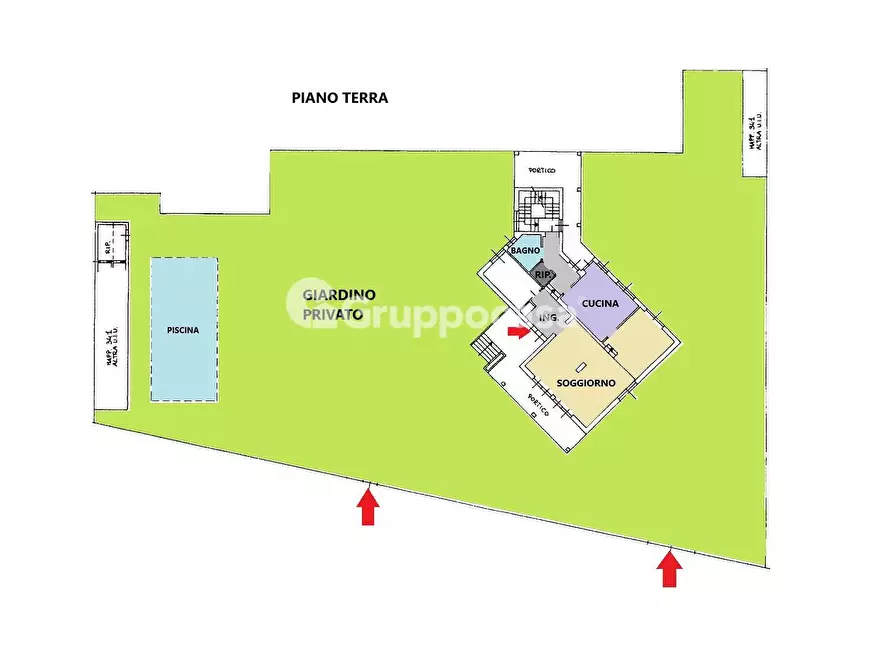 Immagine 30 di Villa in vendita  in Via Alessandrini a Magenta