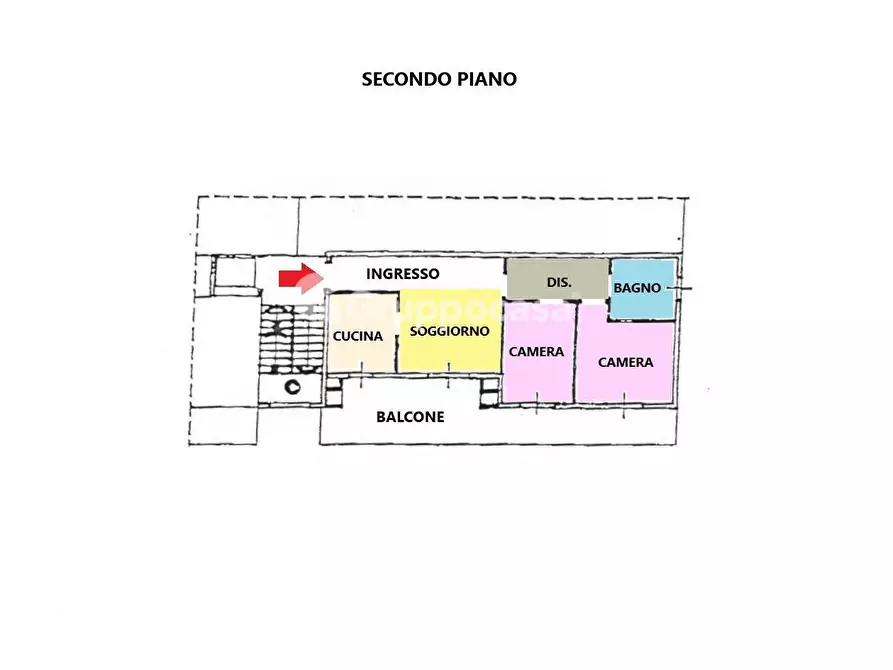 Immagine 25 di Appartamento in vendita  in Via Lombardo Radice a Magenta