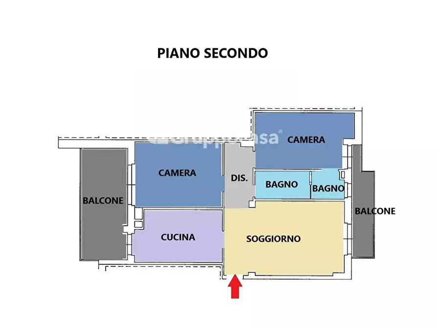 Immagine 24 di Appartamento in vendita  in via Saffi a Magenta