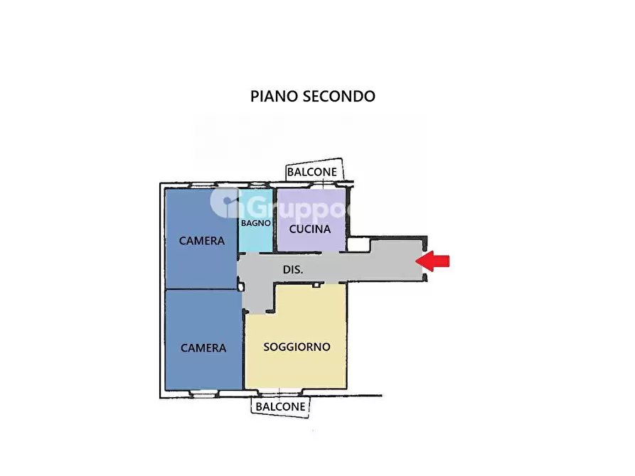 Immagine 25 di Appartamento in vendita  in via Cavallari a Magenta