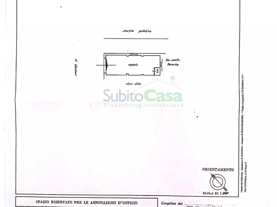Immagine 4 di Locale commerciale in vendita  in Via Camillo Benso di Cavour a Pescara