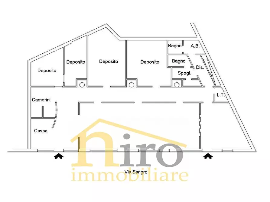 Immagine 9 di Locale commerciale in vendita  in Via Sangro a Spoltore