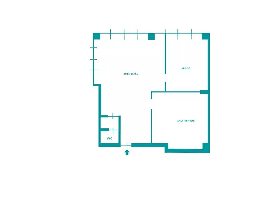 Immagine 23 di Ufficio in vendita  in Via Ticino a Monza