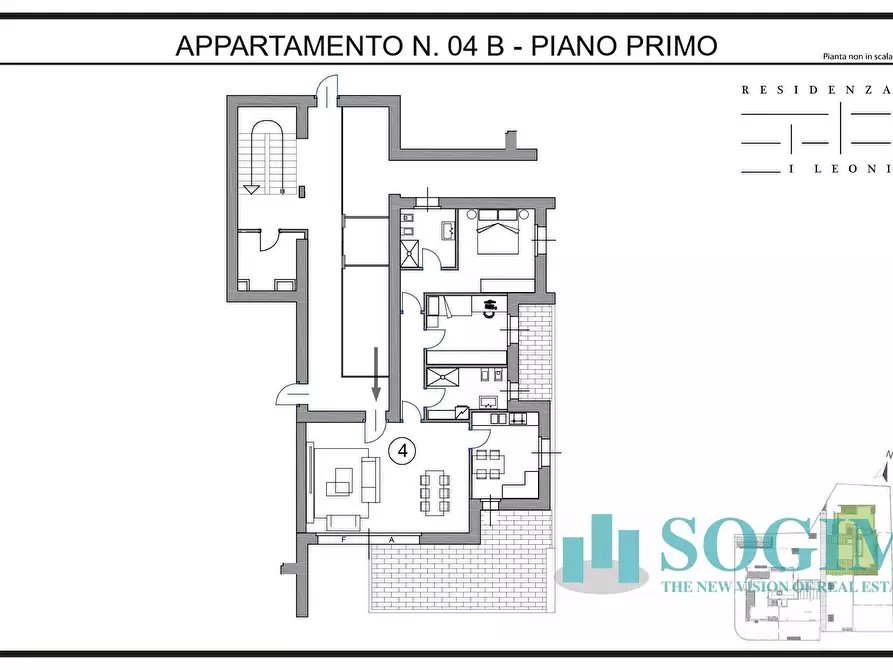 Immagine 13 di Appartamento in vendita  in Via Medici a Monza