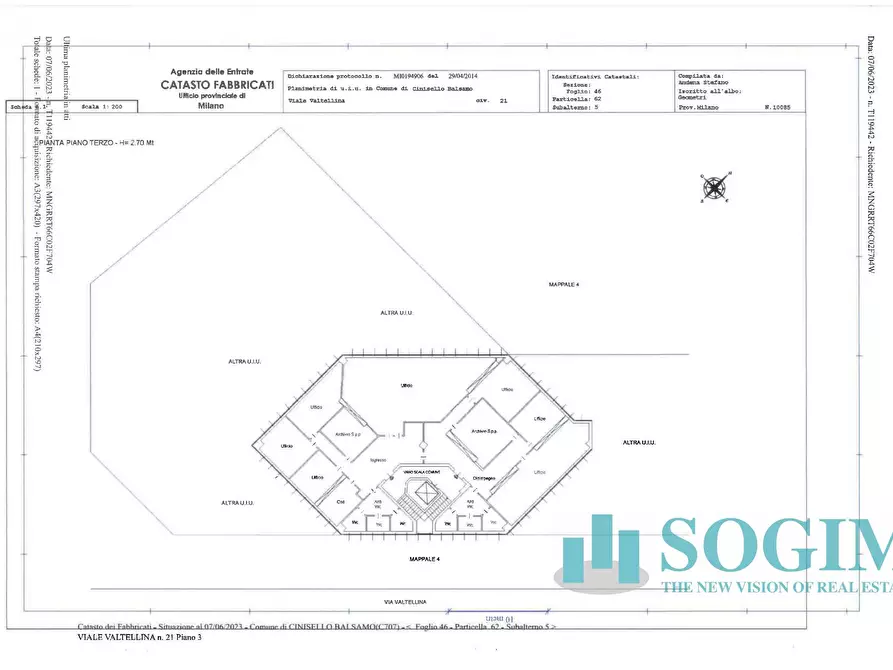 Immagine 22 di Ufficio in affitto  in Viale Valtellina a Cinisello Balsamo