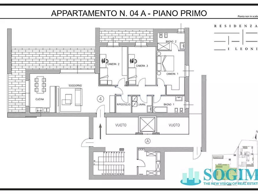 Immagine 13 di Appartamento in vendita  in Via Medici a Monza