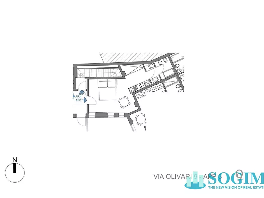 Immagine 17 di Appartamento in vendita  in Via Olivari a Milano