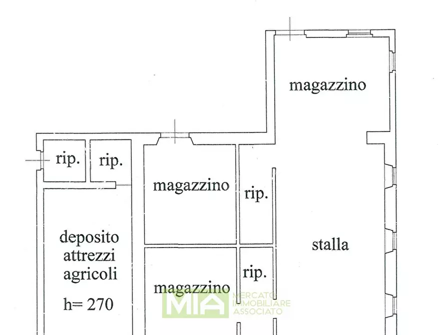 Immagine 22 di Rustico / casale in vendita  in contrada corneto a Carassai