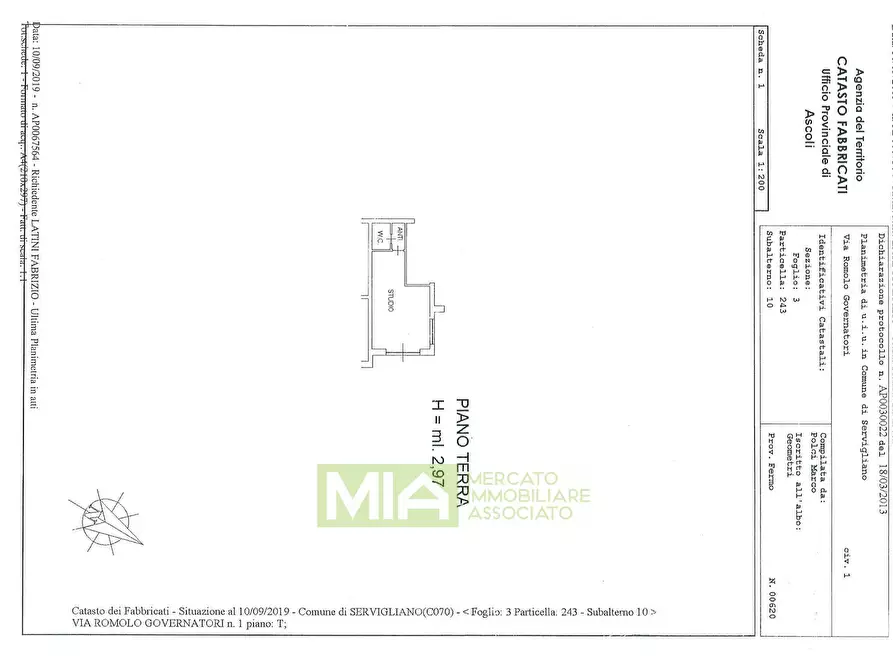 Immagine 30 di Appartamento in vendita  in contrada chiarmonte a Servigliano