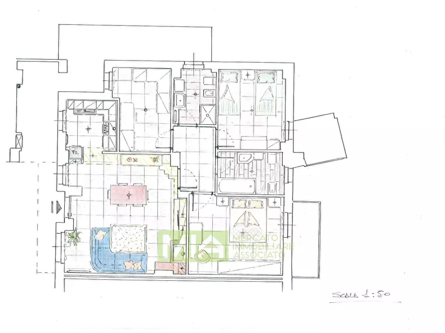 Immagine 16 di Appartamento in vendita  a Amandola