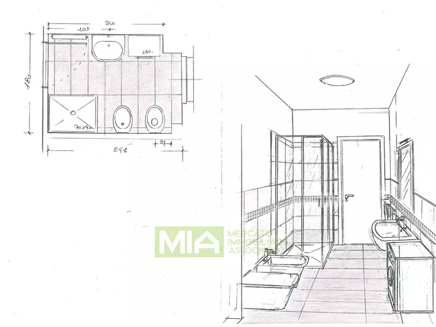 Immagine 20 di Appartamento in vendita  a Amandola