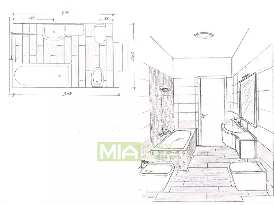 Immagine 19 di Appartamento in vendita  a Amandola