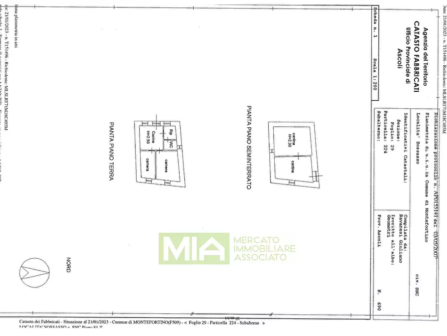 Immagine 21 di Casa indipendente in vendita  in Località Sossasso a Montefortino