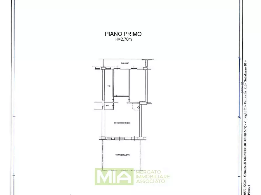 Immagine 26 di Appartamento in vendita  in Via Domenico Sbarra a Montefortino