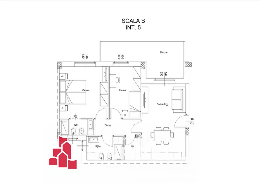 Immagine 30 di Appartamento in vendita  in VIA SAPRI a Civitanova Marche