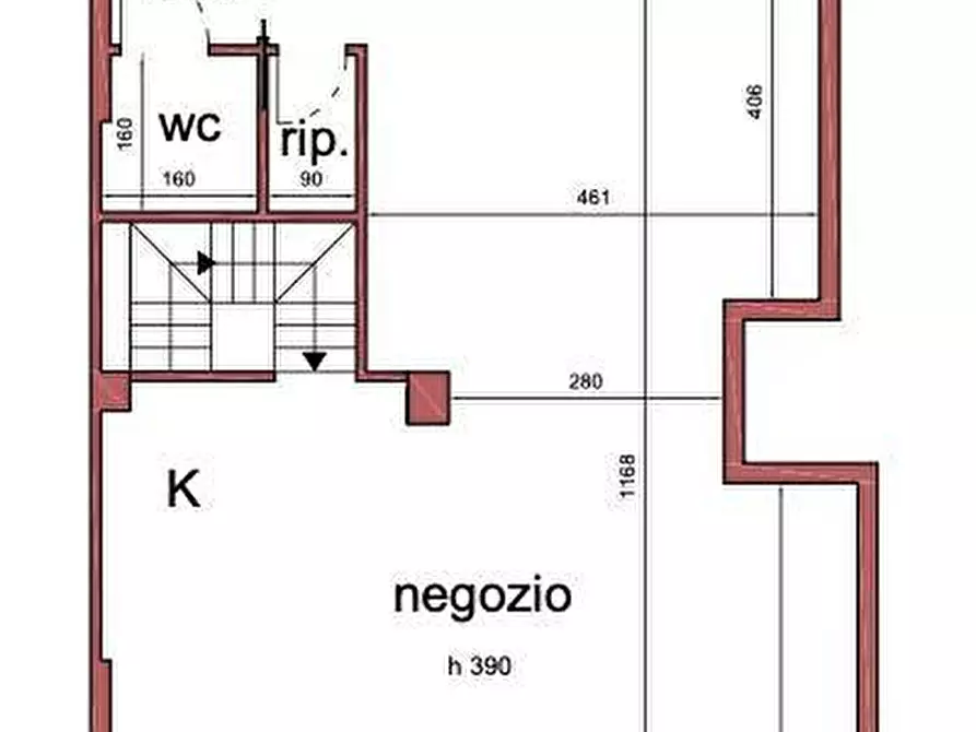 Immagine 17 di Negozio in affitto  in Viale Bligny a Milano