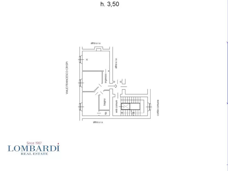 Immagine 16 di Appartamento in vendita  in Viale Francesco Crispi a Milano