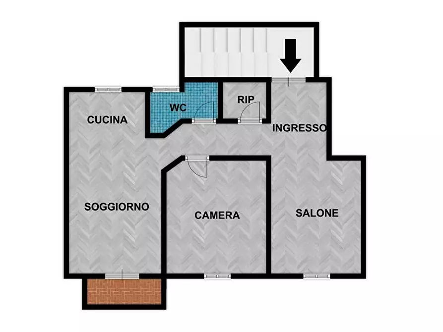 Immagine 21 di Appartamento in vendita  in Corso Italia a Carini