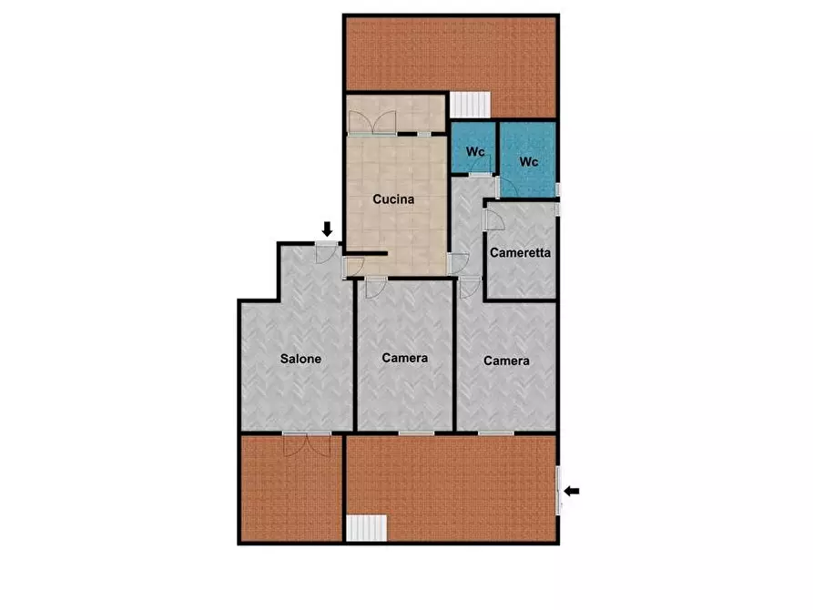 Immagine 21 di Appartamento in vendita  in Largo Cherubini a Palermo