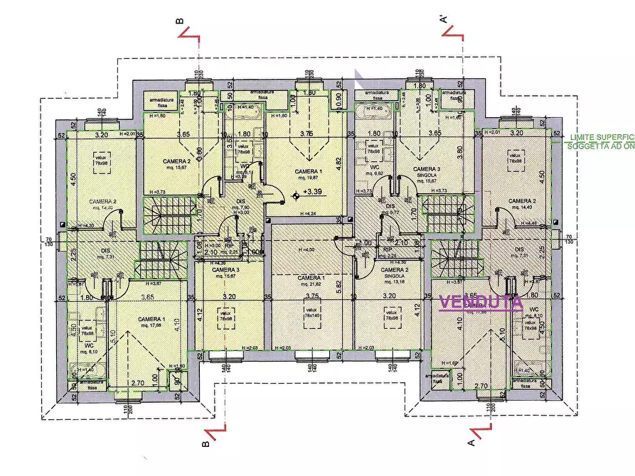 Immagine 17 di Villa in vendita  in VIA MARTIRI DELLA LIBERTA' a San Maurizio Canavese