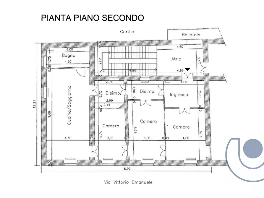 Immagine 21 di Appartamento in vendita  in Via Vittorio Emanuele II a Chieri