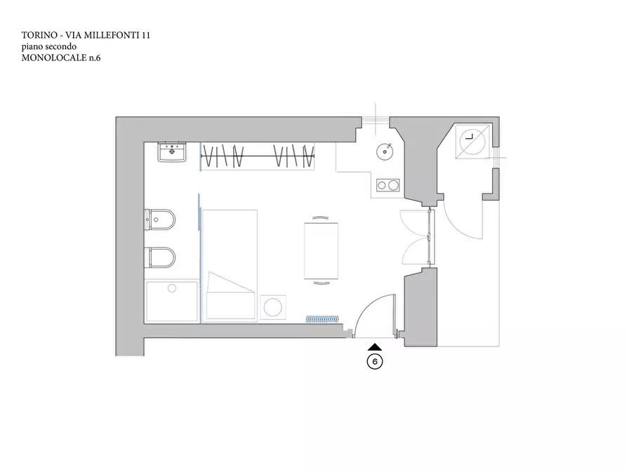 Immagine 11 di Appartamento in vendita  in VIA MILLEFONTI a Torino