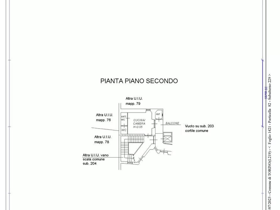 Immagine 12 di Appartamento in vendita  in VIA MILLEFONTI a Torino