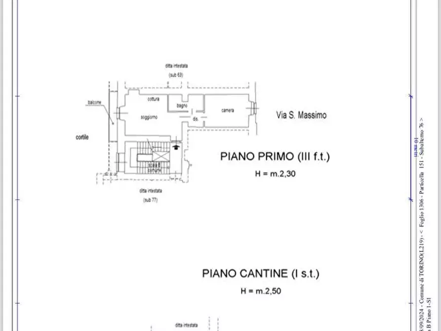 Immagine 10 di Appartamento in vendita  in Via SAN MASSIMO a Torino