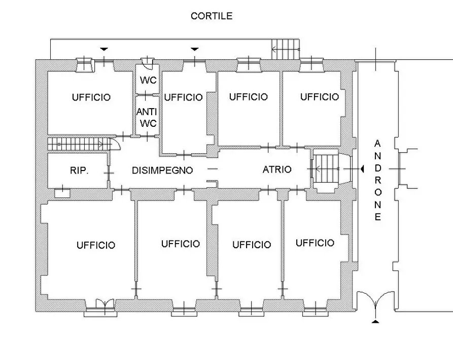 Immagine 2 di Ufficio in affitto  in Corso Einaudi a Torino