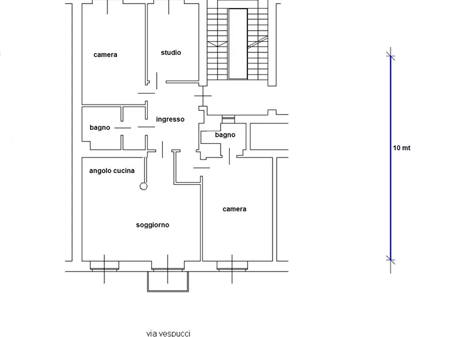 Immagine 18 di Appartamento in vendita  in Via Amerigo Vespucci a Torino