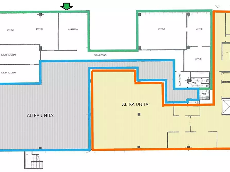 Immagine 2 di Ufficio in affitto  in Corso Cuneo a Venaria Reale