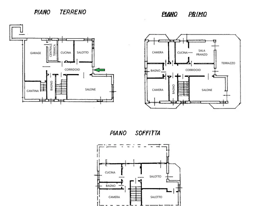 Immagine 2 di Villa in vendita  in Via Stazione a Brozolo
